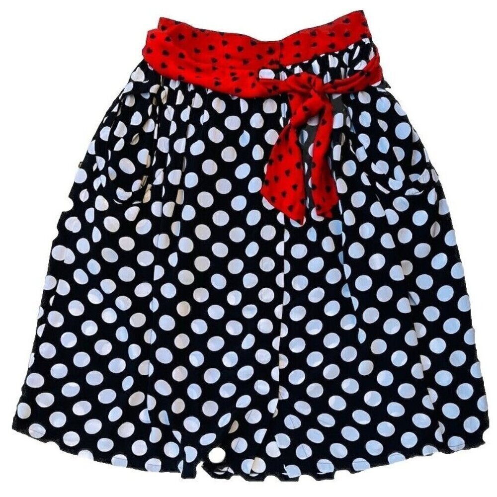 Diesel Women's 0-MARCIL Skirt Hearts & Polka Dots Print Pockets $228 NWT Size 27